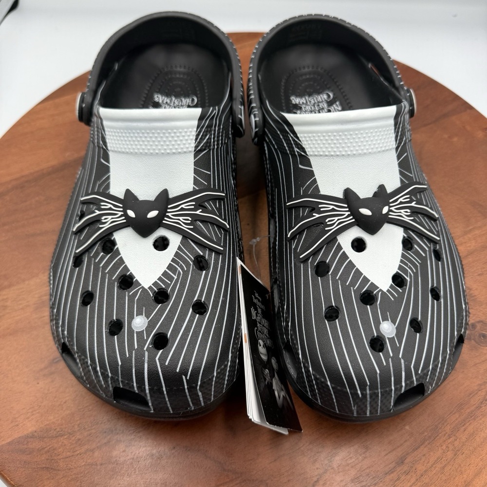 CROCS Nightmare Before Christmas Clogs Jack Skellington Disney Unisex ‎ M10/W12 - Picture 6 of 11